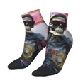 thumbnail image 3 of Salouo Skeleton Cool Street Fashion Pattern Unisex Middle Tube Socks,Middle-Finger Knee High Socks Over The Calf Tube Stocking Crew Stockings for Women and Men Tube Socks, 3 of 8