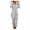 P-b-Grey, variant on 2025 Women Casual Solid Button Bed Jacket for Elderly Women Down Long Sleeve Cardigan Warm Jackets for Women Blouse Lightweight