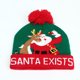 thumbnail image 3 of Gorro navideño con luz LED intermitente creativo, gorro de punto de color cálido para invierno, muñeco de nieve, regalo de Navidad para decoración de fiesta de Navidad de Año Nuevo, 3 of 5