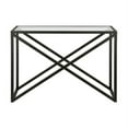 thumbnail image 3 of Evelyn&Zoe Calix 42" Wide Rectangular Console Table, Blackened Bronze, 3 of 9