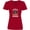 True Red, variant on Inktastic Protected by a Dachshund Dog Women's V-Neck T-Shirt