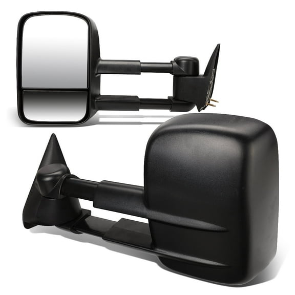 DNA Motoring For 88-00 Chevy GMC C/K C10 Telescoping Towing Mirror Pair w/Powered Adjust Glass