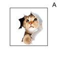 thumbnail image 1 of Creative Photo Cat 3D Wall Stickers Personality Refrigerator Notebook Toilet Stickers, 1 of 1