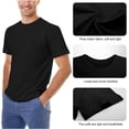 thumbnail image 4 of T-shirt Homme Décontracté Col Rond avec Imprimé Planche de Surf Gorille Dessin Animé, 4 of 5