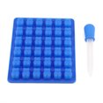 thumbnail image 1 of Bear Shape Ice Cube Box Mold Tray Maker Silicone Ice Cream Chocolate (Dark Blue + Dropper), 1 of 8