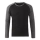 thumbnail image 3 of Blusas y camisas de manga larga con cuello redondo para hombre, blusas casuales de moda con cuello en V y manga larga, blusas transpirables para hombre, 3 of 7