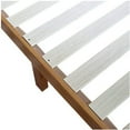 thumbnail image 2 of Full Size Anti Skid Wooden Bed Frame with Headboard, Natural Brown- Saltoro Sherpi, 2 of 5