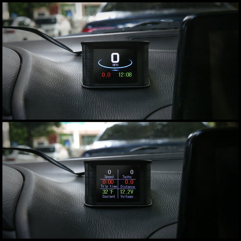 Auto Tacho Digital Gps Tacho Geschwindigkeit Mph Hud Head Up Display  Tachometer Universal