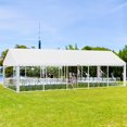 thumbnail image 5 of 16x32FT Party Tent Heavy Duty PVC Wedding Event Shelters White Upgraded Galvanized Ripple Canopy with Large Roof Removable Sidewalls & 3 Storage Bags 600D Oxford Commercial, 5 of 8