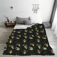 thumbnail image 5 of Sikiie Bee Floral Ultra-Soft Micro flannel Blanket Luxury All Seasons Warm Blanket for Bedding Sofa and Travel (4 sizes)-80"x60", 5 of 7