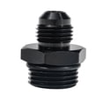 thumbnail image 4 of 3mirrors Aluminum Alloy ORB-8 O-Ring Boss -8AN to -6AN Male Adapter Fitting Straight Black Anodized, 2 Pcs, 4 of 9