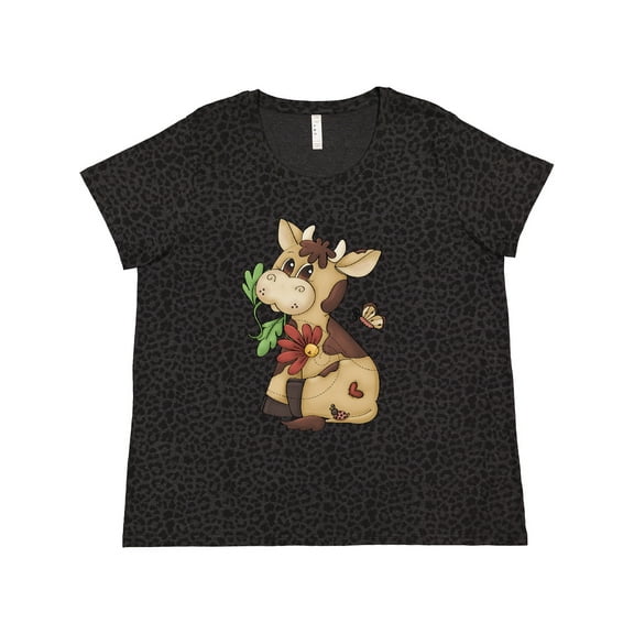 Inktastic Corky Cow Women's Plus Size T-Shirt