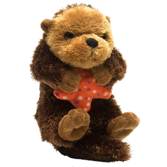 Peluche Nutria Marina Wild Republic Beige Hug'Ems 7" para Niños