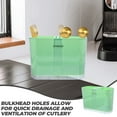 thumbnail image 1 of IDEANATEGRATE Organizador Colgante Y De Pie Para Cubiertos Y Utensilios De Cocina Color Verde, 1 of 8