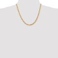 thumbnail image 4 of Primal Gold 10 Karat Yellow Gold 5.0mm Diamond-cut Quadruple Rope Chain, 4 of 4