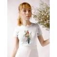 thumbnail image 2 of Tropical Parrots Iv T-Shirt Women -John Gould Designs, Female x-Large, 2 of 4