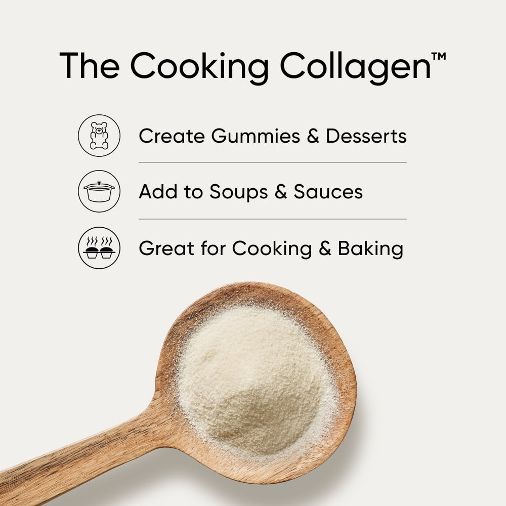 Sports Research® Keto Friendly Gelatin Collagen Cooking Powder - Sourced from Pasture Raised Cows (45 Servings)