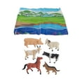 thumbnail image 5 of 6 Pieces Realistic Animals Figures Playset for Party Favors Educational Toys Farm, 5 of 8