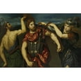 thumbnail image 3 of Paris Bordone 24x17 Black Modern Framed Museum Art Print Titled - Perseus Armed by Mercury and Minerva (Between 1545 and 1555), 3 of 5