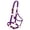 Purple, variant on Weaver Leather Horse Halter: Adjustable Nylon for Comfort & Durability Purple / Yearling