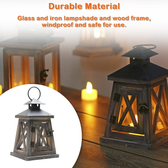 Candle Stick Holder Vintage Outdoor Candle Box Balcony Ornaments Hanging Lantern Aesthetic Candlestick Gift Decoration Accessories Coffee