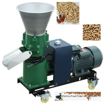 Chicken Feed Pellet Mill Machine Body Three-Head Roller Commercial Home 120-150KG/H 220V 4.5KW