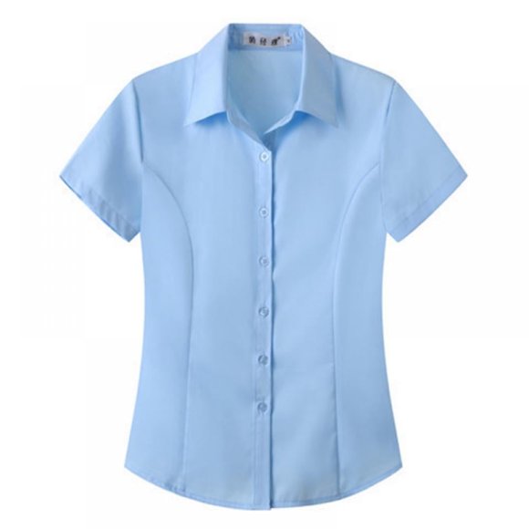 Women‘s Classic Fit Long Sleeve Button Down Oxford Shirt