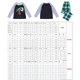 thumbnail image 2 of Pantalones De Camisa De Otoño Conjunto de pijama familiar de 2 piezas con cuello redondo, estampado, ajuste holgado, cintura elástica, traje diario Cgtredaw Niño-3T Verde para Mujer, 2 of 7