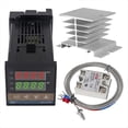 thumbnail image 2 of Controlador de Temperatura PID -C100 Kit Termostato Alto Voltaje 100ACV A 240ACV+Relé SSR 40DA+ Sonda K, 2 of 5