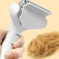 thumbnail image 4 of Dematting Comb for Cats Curved Deshedding Grooming Supplies for Dogs and Cats Widened Cutters Skin Friendly Deshedding, 4 of 6