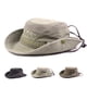 thumbnail image 2 of Sombrero de cubo al aire libre para hombre, gorra de Panamá transpirable de algodón, malla para pesca en la jungla, senderismo, playa, Protector solar Fivean unisex, 2 of 2