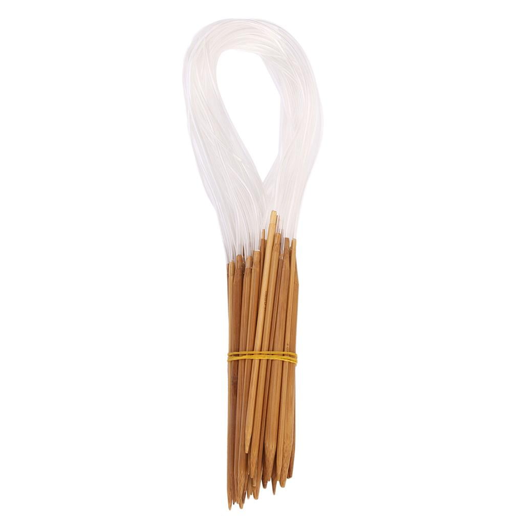 Set of 14 , Popular, Chic Bamboo Circular Knitting Needles (60 Cm)