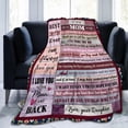 thumbnail image 3 of Mom Gifts Mothers Day Blanket Gifts for Mom Blankets for Mom from Daughter to My Mom Blanket Mom Birthday Gifts Christmas Thanksgiving Gifts Throws Blankets 50"x60", 3 of 6