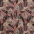 thumbnail image 1 of oneOone Velvet Pastel Red Fabric Tropical Sewing Material Print Fabric By The Yard 58 Inch Wide, 1 of 4
