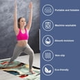 thumbnail image 2 of Woodpecker Yoga Mat Towel with Storage Bag, 72.8"x26.8" - Suitable for Yoga, Pilates, Fitness, Gym Towels, Yoga Towel, 2 of 6
