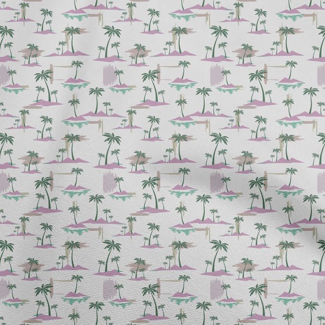 oneOone Polyester Spandex Purple Fabric Travel Craft Projects Decor Fabric Printed By The Yard 56 Inch Wide