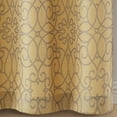 thumbnail image 5 of VCNY Home Versailles Gold Scroll Rod Pocket Blackout Curtain Panel, 52" x 84", 5 of 5