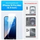 thumbnail image 2 of Protector de pantalla BXYJY para iPhone 16 Pro Max (paquete de 2), cristal, 2 of 7