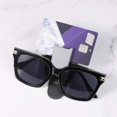 thumbnail image 5 of Paquete de 2 soportes para gafas para visera de coche, montura para gafas de sol con clip para tarjeta de entrada para coche kaili Sencillez, 5 of 5