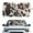 Brown Cow Print, variant on Jeiento Brown Leopard Car Sun Visor Foldable Car Windshield Sun Shade Sun Shade for UV Protection Auto Interior Protector Easy Installation Fit Most Cars, Truck, Suv, or Van
