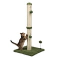 thumbnail image 1 of Rascador para gatos MECOOL Premium Basics, 34 pulgadas de alto, verde, 1 of 7