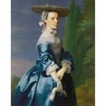 thumbnail image 3 of John Singleton Copley 20x24 Black Modern Framed Museum Art Print Titled - Portrait of Sarah Allen, Nee Sargent (C. 1763), 3 of 5