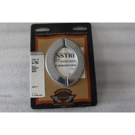 NEW OEM NOS HARLEY-DAVIDSON BILLET SPROCKET COVER INSERT 44493-02
