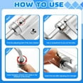 thumbnail image 6 of VBXOAE Quiet Automatic Door Closer with Self Closing Hinge Easy Install Stainless Steel Door Spring Closer for Home and Office Use Noise Reduction for Comfortable Living, 6 of 9