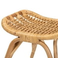 thumbnail image 4 of bali & pari Bernardo Rattan BOHO Ottoman, Natural Brown, 4 of 8