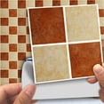 thumbnail image 3 of 18 piezas de pegatinas adhesivas de mosaico para azulejos de cocina, pegatinas de pared para la cintura, mural 7 7, 3 of 9