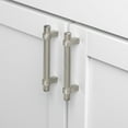 thumbnail image 3 of GlideRite 3 in Screw Center Brass Gold Solid Steel Bar Pull Cabinet Handle Pull (Pack of  25) - Satin Nickel, 3 of 3