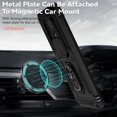 thumbnail image 5 of Estuche GANGXUN para Xiaomi Redmi Note 9 Pro, soporte giratorio 360°, estilo mecánico y magnético, 5 of 5