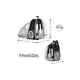thumbnail image 2 of Mochila Transportadora Para Perros/gatos Expandible Portátil negro, 2 of 5