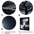 thumbnail image 3 of Designart "Tree Moonlit Charm" Landscape Trees Canvas Print, 3 of 5